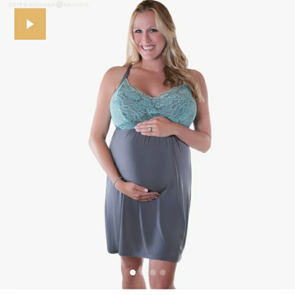 XXL Kindred Bravely Maternity & Nursing Nighgown